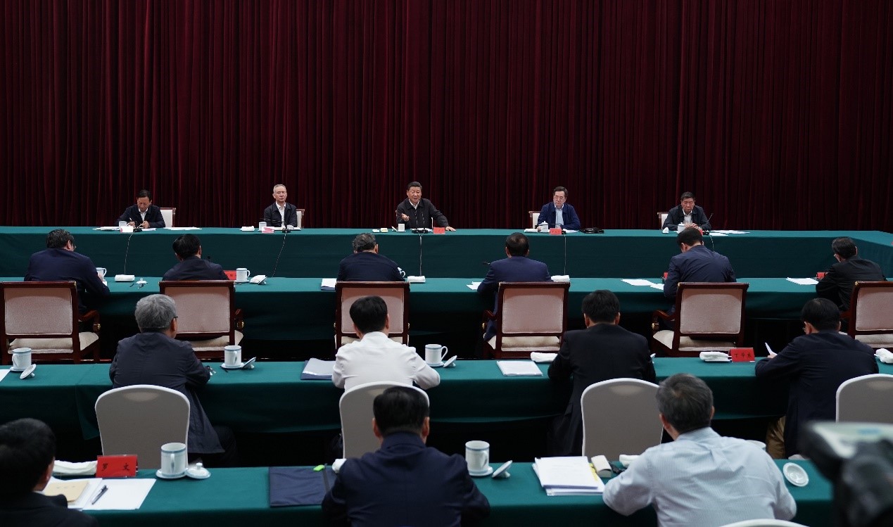 2019年5月20日至22日，中共中央總書記、國家主席、中央軍委主席習近平在江西考察，主持召開推動中部地區(qū)崛起工作座談會并發(fā)表重要講話。新華社記者 謝環(huán)馳 攝 